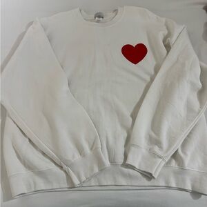 ARULA White Stay Kind To Your Self Crewneck Sweatshirt